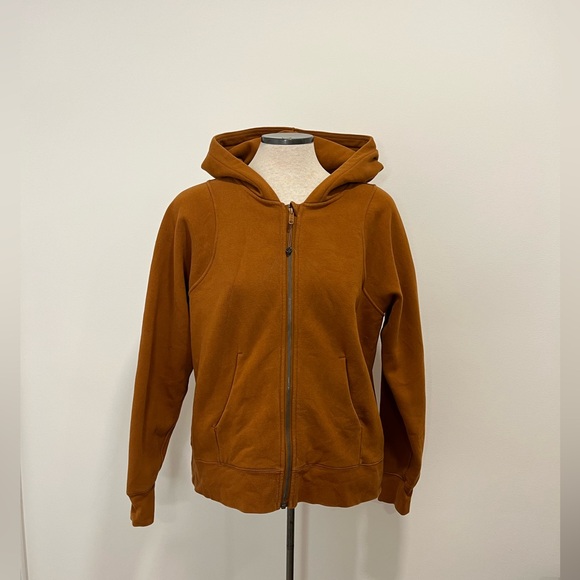 EUC Lululemon Loungeful Oversized Zip-Up Hoodie size 10 Sweatshirt Fleece Jacket - Picture 14 of 16